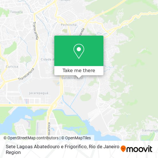 Sete Lagoas Abatedouro e Frigorifico map