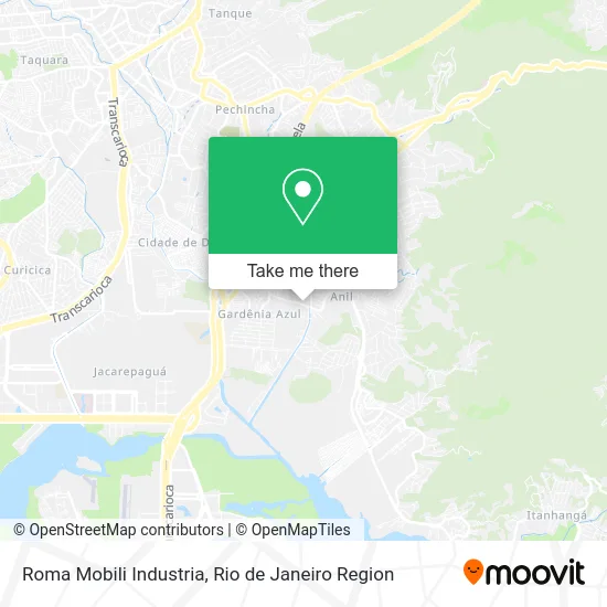 Roma Mobili Industria map