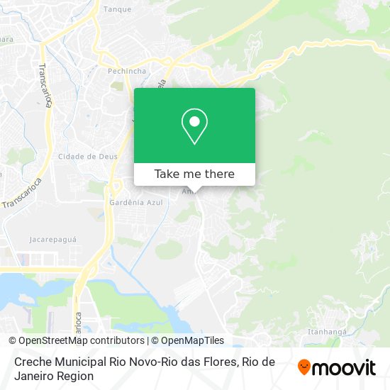 Creche Municipal Rio Novo-Rio das Flores map