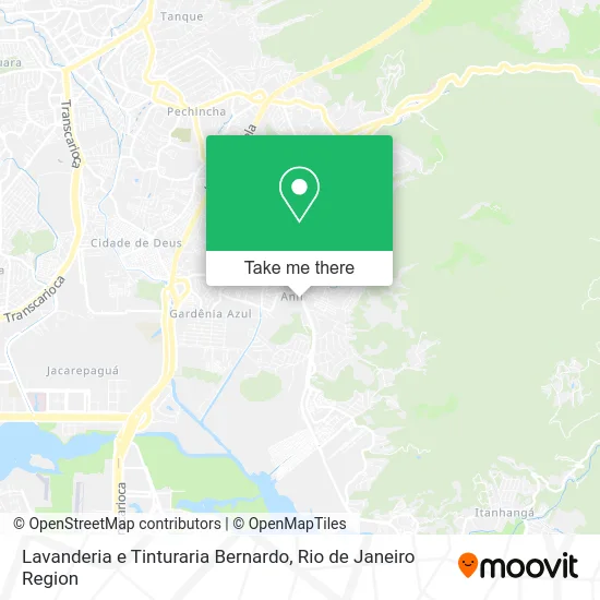 Lavanderia e Tinturaria Bernardo map