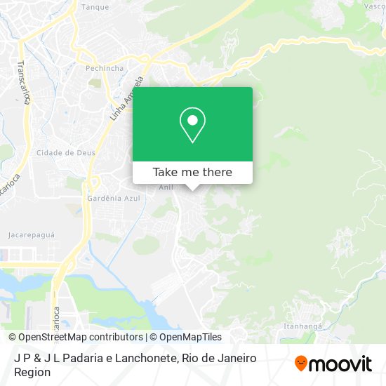 J P & J L Padaria e Lanchonete map