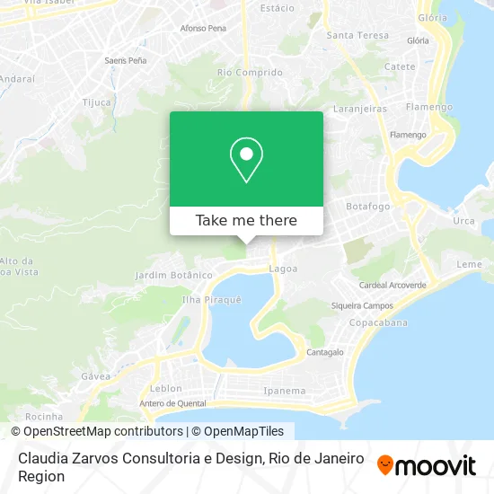 Claudia Zarvos Consultoria e Design map