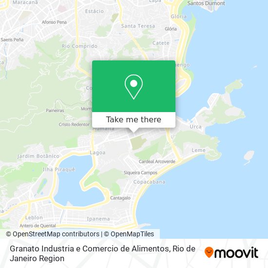Granato Industria e Comercio de Alimentos map