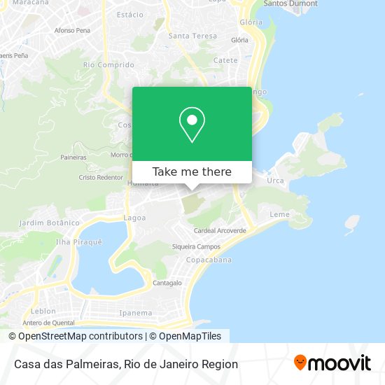 Casa das Palmeiras map