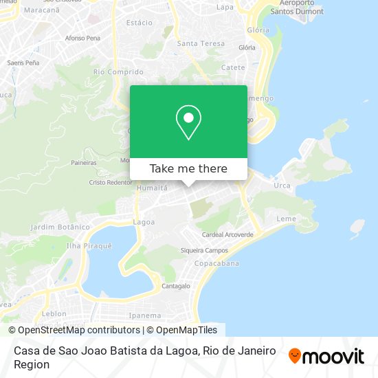 Casa de Sao Joao Batista da Lagoa map