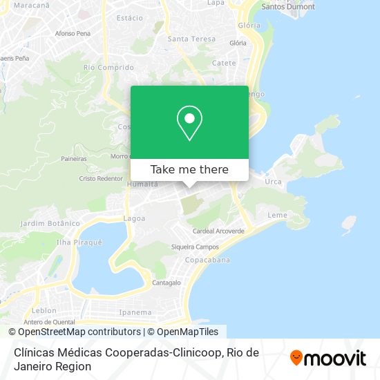 Mapa Clínicas Médicas Cooperadas-Clinicoop