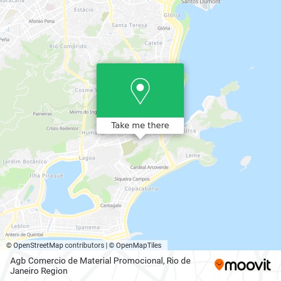 Mapa Agb Comercio de Material Promocional