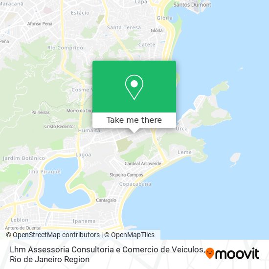 Mapa Lhm Assessoria Consultoria e Comercio de Veiculos