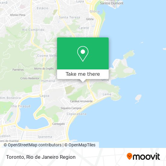 Mapa Toronto