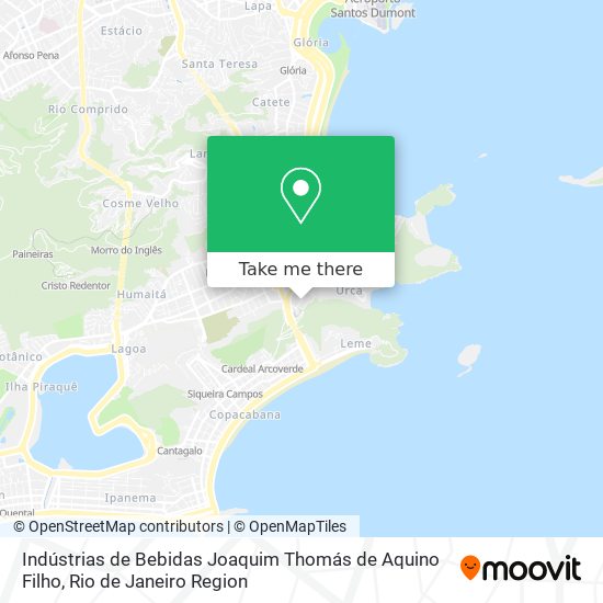 Indústrias de Bebidas Joaquim Thomás de Aquino Filho map