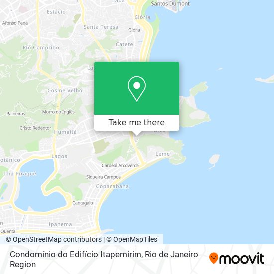 Mapa Condomínio do Edifício Itapemirim