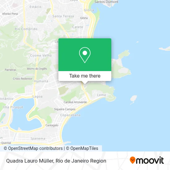 Quadra Lauro Müller map