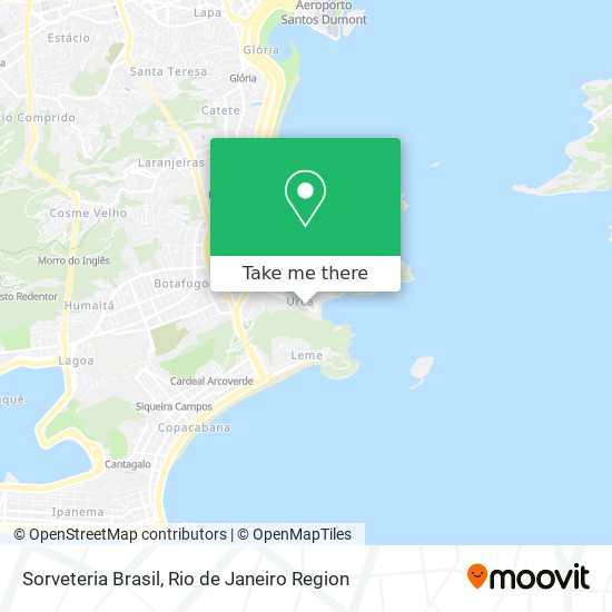 Sorveteria Brasil map