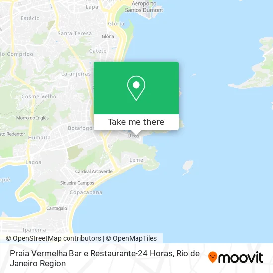 Praia Vermelha Bar e Restaurante-24 Horas map