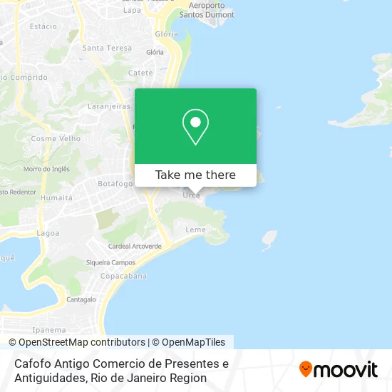 Cafofo Antigo Comercio de Presentes e Antiguidades map