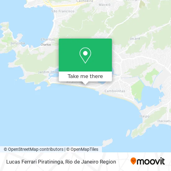 Lucas Ferrari Piratininga map