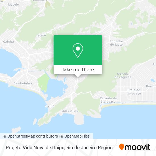 Mapa Projeto Vida Nova de Itaipu