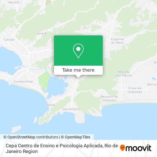 Mapa Cepa Centro de Ensino e Psicologia Aplicada