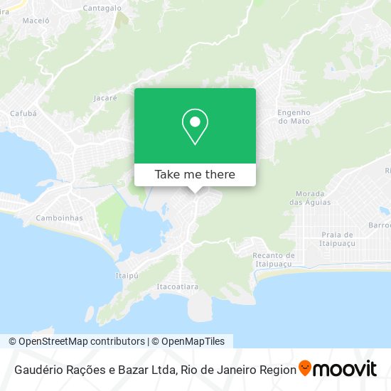 Gaudério Rações e Bazar Ltda map