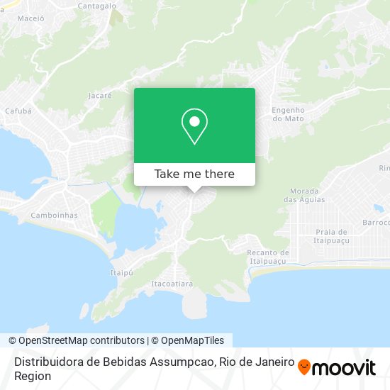 Mapa Distribuidora de Bebidas Assumpcao