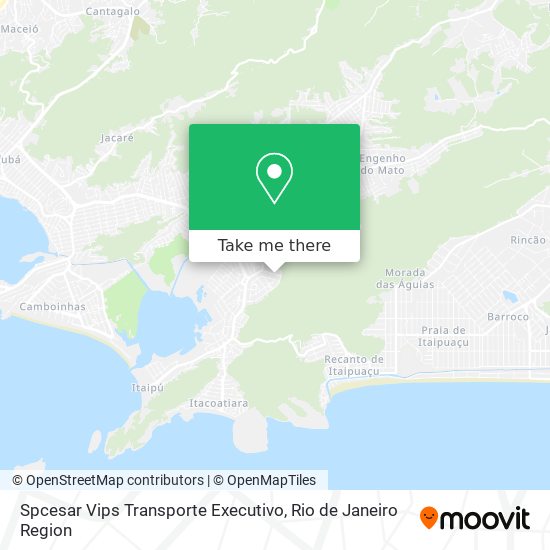 Spcesar Vips Transporte Executivo map