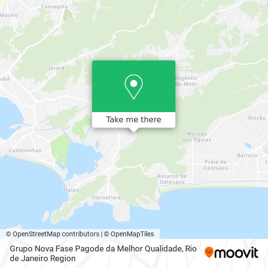 Mapa Grupo Nova Fase Pagode da Melhor Qualidade