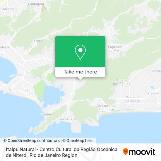 Itaipu Natural - Centro Cultural da Região Oceânica de Niterói map