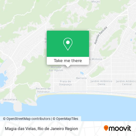 Magia das Velas map