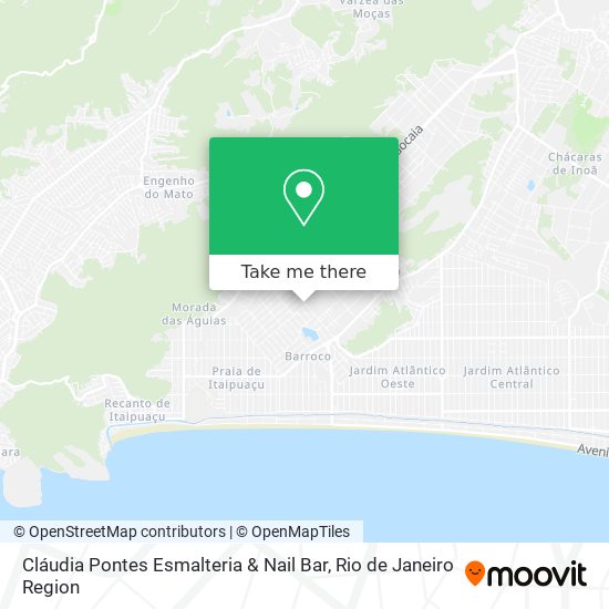 Mapa Cláudia Pontes Esmalteria & Nail Bar