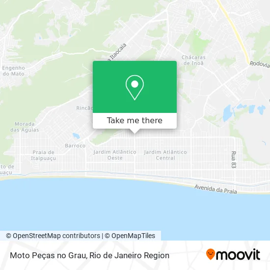 Moto Peças no Grau map