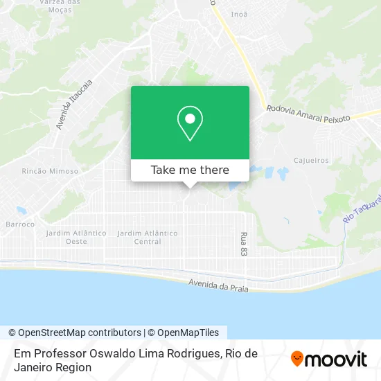 Em Professor Oswaldo Lima Rodrigues map