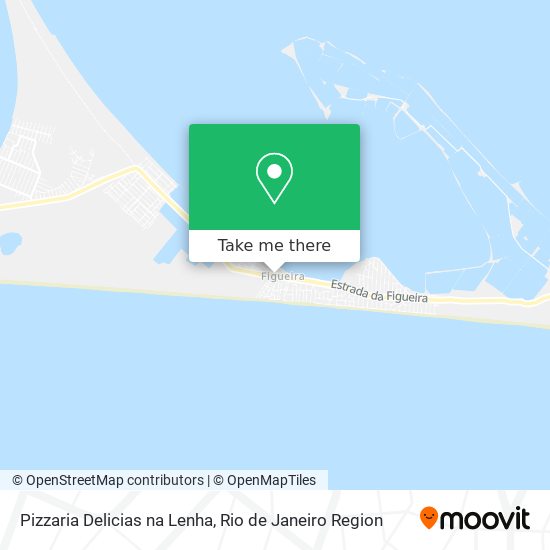 Mapa Pizzaria Delicias na Lenha