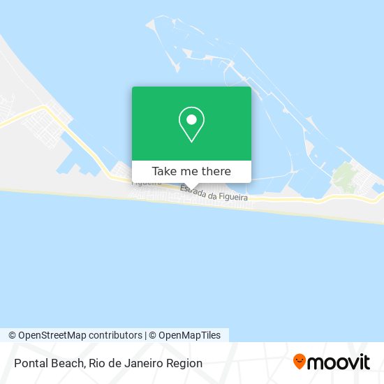 Pontal Beach map