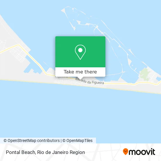 Pontal Beach map