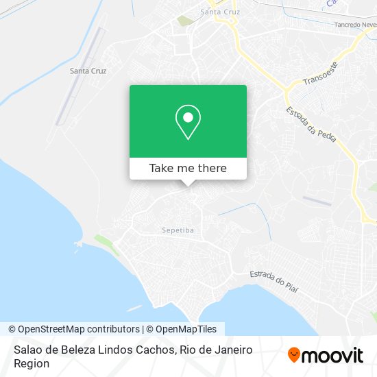 Salao de Beleza Lindos Cachos map