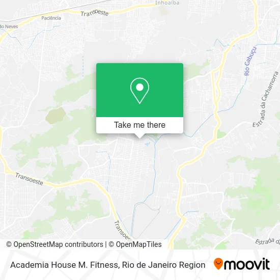 Academia House M. Fitness map
