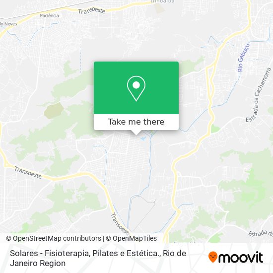 Solares - Fisioterapia, Pilates e Estética. map