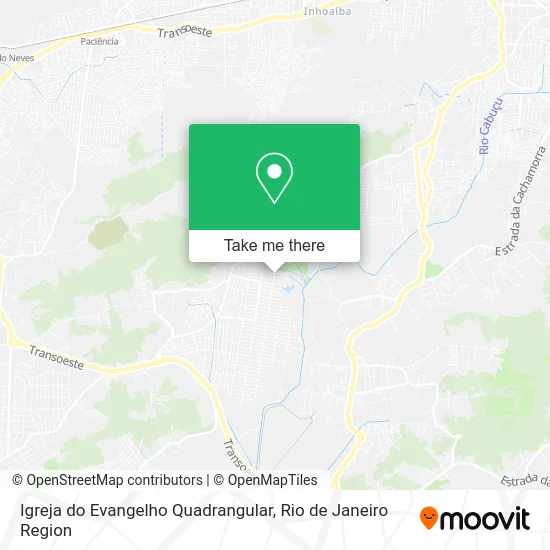 Igreja do Evangelho Quadrangular map