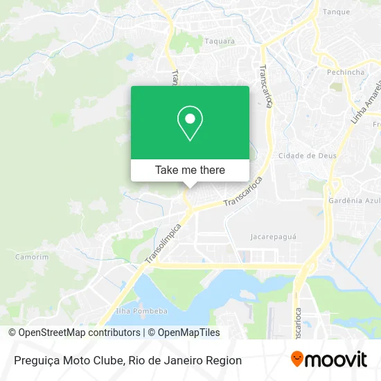 Preguiça Moto Clube map