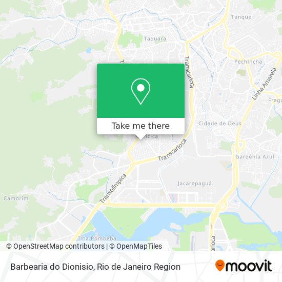 Barbearia do Dionisio map