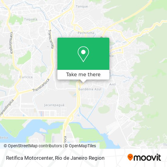 Retífica Motorcenter map