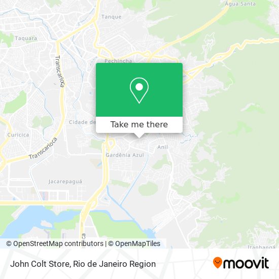 John Colt Store map