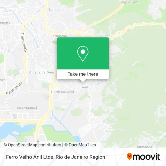 Ferro Velho Anil Ltda map