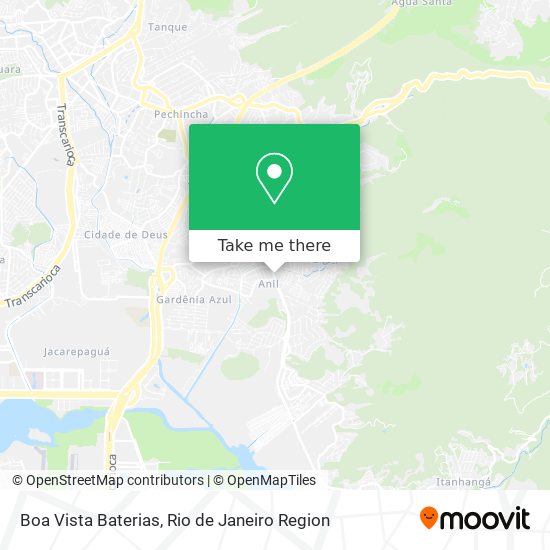 Boa Vista Baterias map