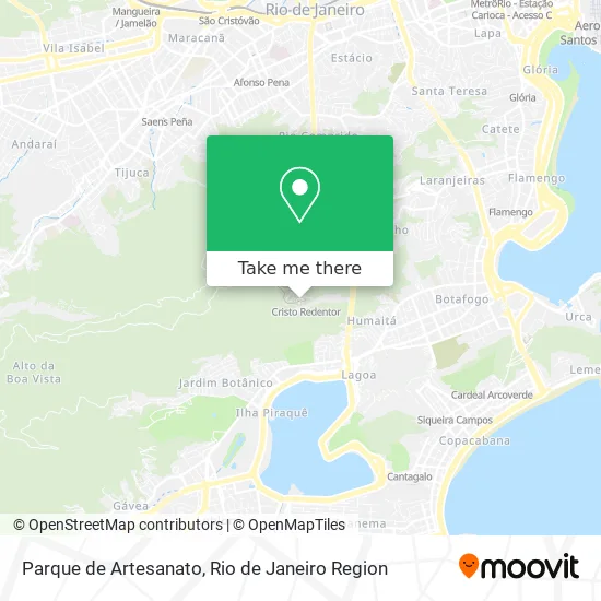 Parque de Artesanato map