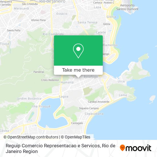 Reguip Comercio Representacao e Servicos map