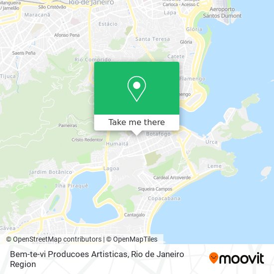 Mapa Bem-te-vi Producoes Artisticas
