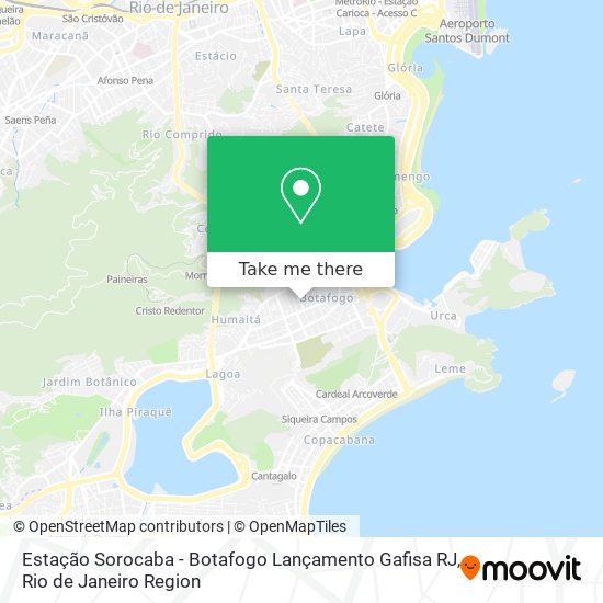 Estação Sorocaba - Botafogo Lançamento Gafisa RJ map