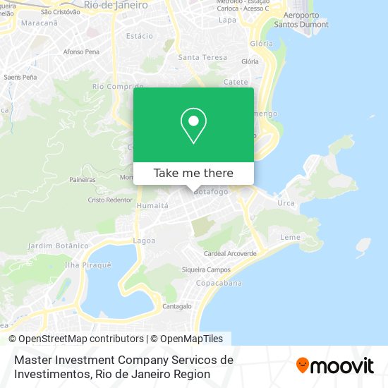 Mapa Master Investment Company Servicos de Investimentos