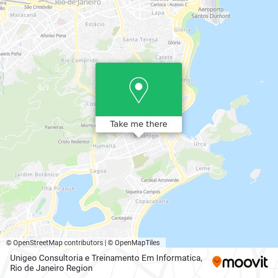 Mapa Unigeo Consultoria e Treinamento Em Informatica